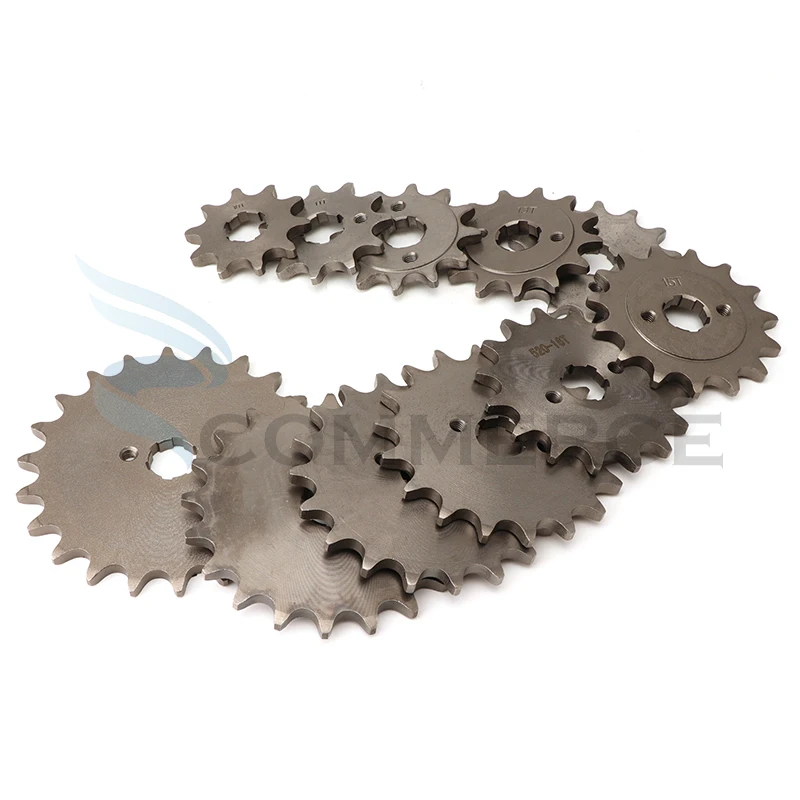 

520# Chain 20mm 10T 11T 12T 13T 14T 15T 16T 17T 18T 19T 20T 21T 22T 23T Front Engine Sprocket For ATV Quad Dirt Bike Motorcycle