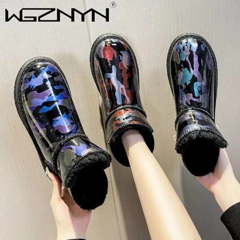 NEW Brand Women Winter Plush Thick-Soled Fashion Snow Boots Lovely Waterproof Hot Style Ankle Boots Genuine PU Leather Shoes
NEW Brand Women Winter Plush Thick-Soled Fashion Snow Boots Lovely Waterproof Hot Style Ankle Boots Genuine PU Leather Shoes