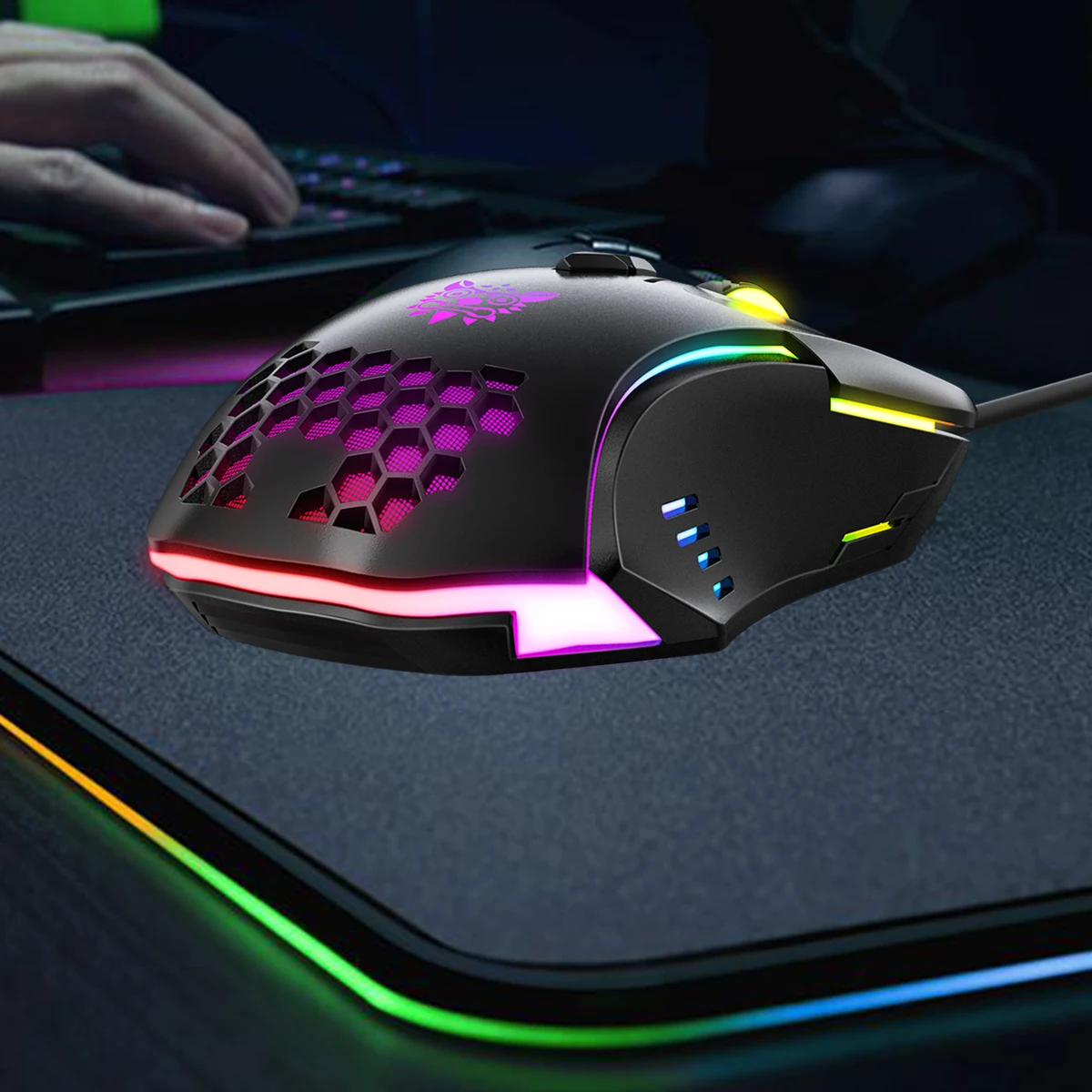 6400 DPI Gaming Mouse LED Backlit USB Optical Ergonomic Gaming Mouse LOL Mice Black Surfing Mouse For PC 
6400 DPI Gaming Mouse LED Backlit USB Optical Ergonomic Gaming Mouse LOL Mice Black Surfing Mouse For PC