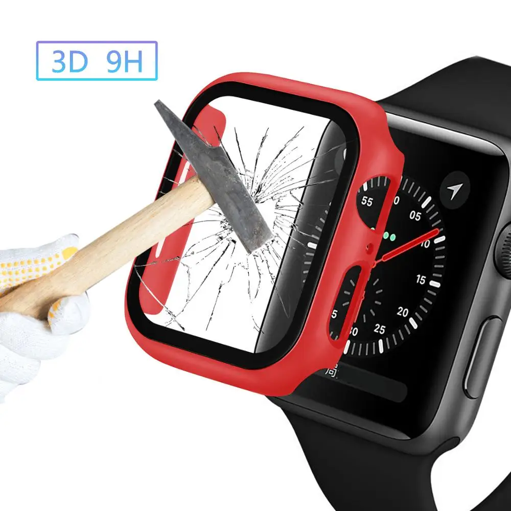 Glass+case For Apple Watch serie 6 5 4 3 SE 44mm 40mm iWatch Case 42mm 38mm bumper Screen Protector+cover apple watch Accessorie
Glass+case For Apple Watch serie 6 5 4 3 SE 44mm 40mm iWatch Case 42mm 38mm bumper Screen Protector+cover apple watch Accessorie