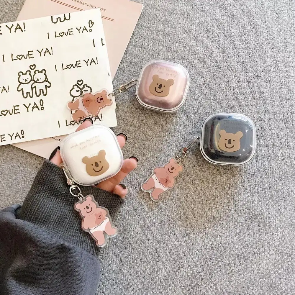 Cute Transparent Bear Keychain for Samsung Galaxy Buds Live 2020 Case Bluetooth Earphone Case Wireless Headphone Protective Case
Cute Transparent Bear Keychain for Samsung Galaxy Buds Live 2020 Case Bluetooth Earphone Case Wireless Headphone Protective Case