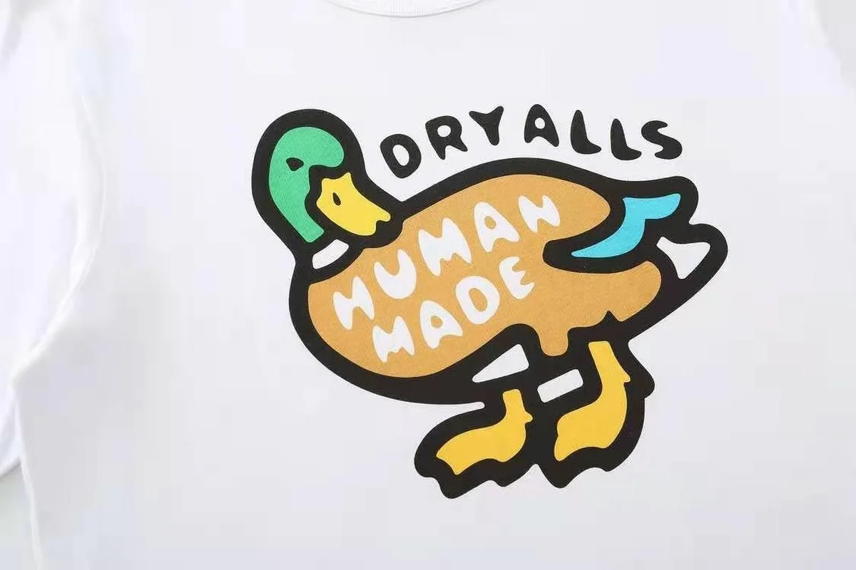 2021 New Human Made Cartoon Little Duck Letter Printing Male and Female Couple Short Sleeve1:1 high copy
2021 New Human Made Cartoon Little Duck Letter Printing Male and Female Couple Short Sleeve1:1 high copy