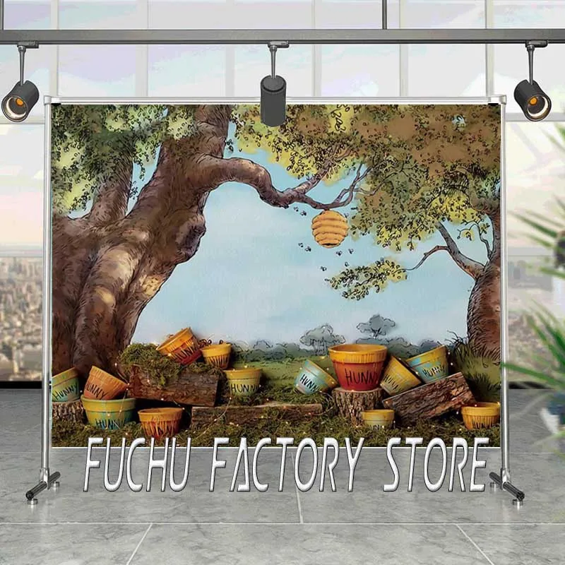 Autumn Old Tree Flower Pot Grass Hunny Theme Cartoon Watercolor Scene Photography Background Photo Backdrop Photo Studio Vinyl
Autumn Old Tree Flower Pot Grass Hunny Theme Cartoon Watercolor Scene Photography Background Photo Backdrop Photo Studio Vinyl