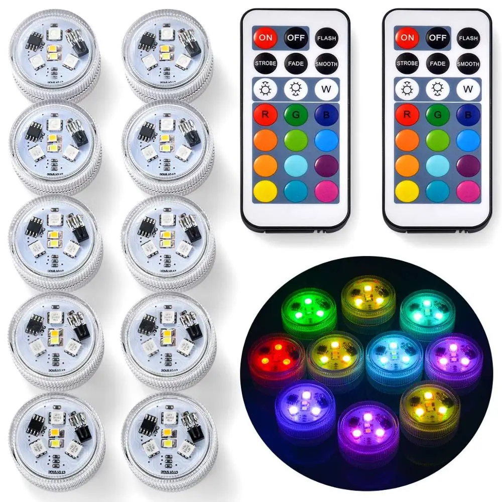 IP68 Waterproof LED Pool Light RGB Underwater Fish Tank Holiday Decoration Lighting Lamp With Multi-Function Remote Contorller
IP68 Waterproof LED Pool Light RGB Underwater Fish Tank Holiday Decoration Lighting Lamp With Multi-Function Remote Contorller