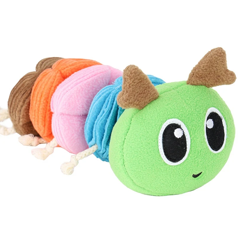 Biting cotton rope molar dogs toy creative caterpillar shape food leaking stuffed toy funny sound smell pet toys
Biting cotton rope molar dogs toy creative caterpillar shape food leaking stuffed toy funny sound smell pet toys