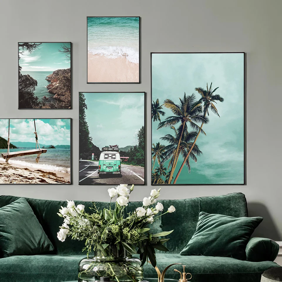 Nordic Sea View Landscape Picture Swing Coconut Starfish Poster Wall Art Oil Painting Home Decor Design Print Livingroom Bedroom
Nordic Sea View Landscape Picture Swing Coconut Starfish Poster Wall Art Oil Painting Home Decor Design Print Livingroom Bedroom