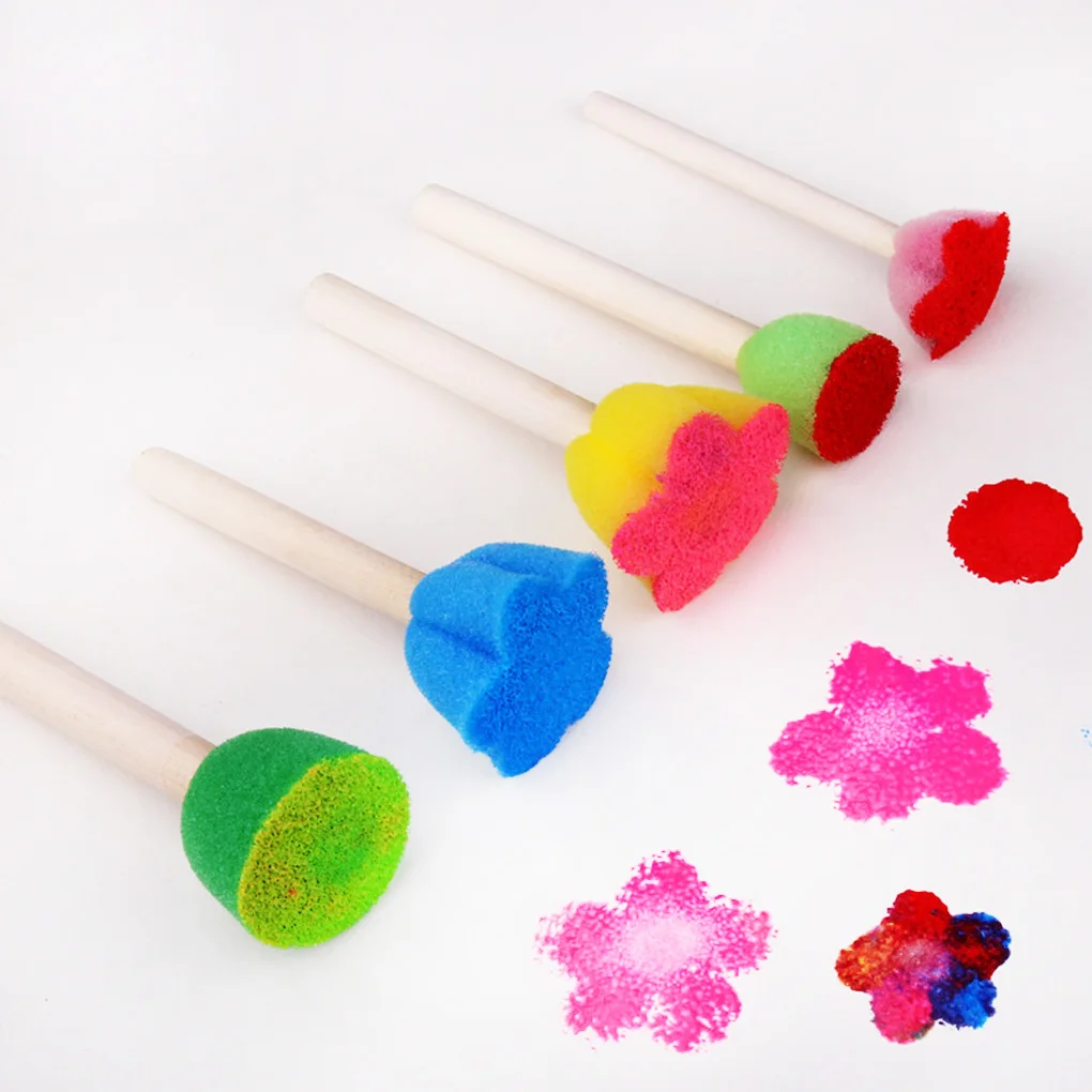 4PCS DIY Flower Paint Brush Kids Graffiti Art Drawing Painting Toy Baby Funny Colorful Flower Pattern Drawing Toys
4PCS DIY Flower Paint Brush Kids Graffiti Art Drawing Painting Toy Baby Funny Colorful Flower Pattern Drawing Toys