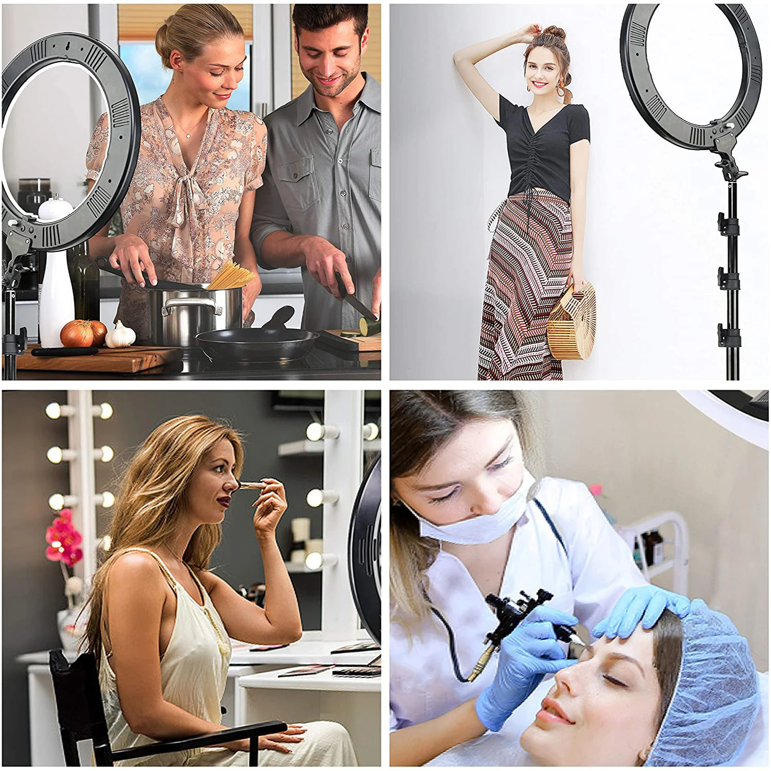 ZOMEI 14 18 inch Selfie Ring Light Photography LED With Mobile Holder Support Tripod Stand Ringlight For Youtube Tik Tok Video
ZOMEI 14 18 inch Selfie Ring Light Photography LED With Mobile Holder Support Tripod Stand Ringlight For Youtube Tik Tok Video