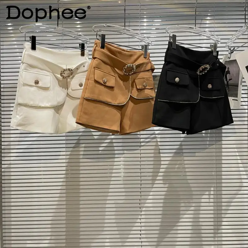 Fall 2021 New Fashion Rhinestone Side Pocket Design Suit Biker Shorts Women Temperament Three-Point Blazer Short Pants Hot Pants
Fall 2021 New Fashion Rhinestone Side Pocket Design Suit Biker Shorts Women Temperament Three-Point Blazer Short Pants Hot Pants