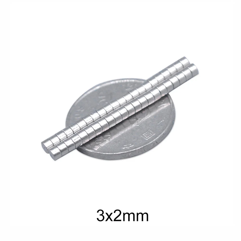 100~5000pcs 3*2 Strong Round magnet 3mm x 2mm Rare Earth Neodymium Magnet Art Craft Fridge Neodimio Imanes 3x2 small disc magnet 
100~5000pcs 3*2 Strong Round magnet 3mm x 2mm Rare Earth Neodymium Magnet Art Craft Fridge Neodimio Imanes 3x2 small disc magnet