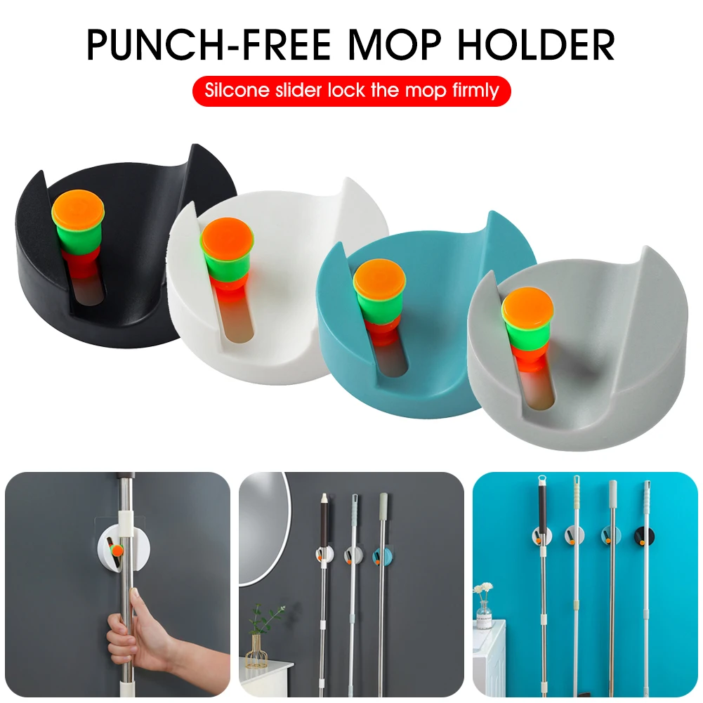 Punch free Wall Mounted Mop Holder Adjustable ABS Household Adhesive Storage Broom Hanger Mop Hook Racks For Kitchen Bathroom
Punch free Wall Mounted Mop Holder Adjustable ABS Household Adhesive Storage Broom Hanger Mop Hook Racks For Kitchen Bathroom