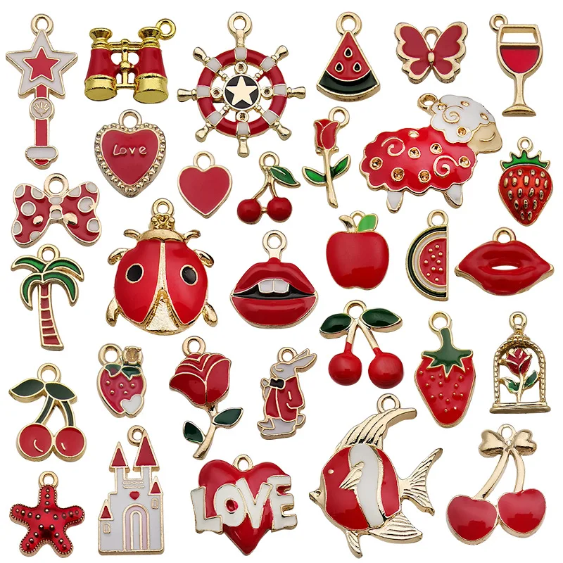 Free Shipping 62pcs Christmas Red Color Enamel Alloy Charms Assorted Flower Fruit Lip Bow Fish Anchor Earring Oil Drop Pendants 
Free Shipping 62pcs Christmas Red Color Enamel Alloy Charms Assorted Flower Fruit Lip Bow Fish Anchor Earring Oil Drop Pendants