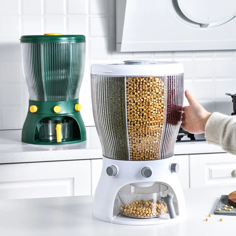 Kitcheen Storage Food Storage Box Rotatable Multi-Functional Dividing Rice Bucket Household Insect Proof Grains Organizer Box
Kitcheen Storage Food Storage Box Rotatable Multi-Functional Dividing Rice Bucket Household Insect Proof Grains Organizer Box