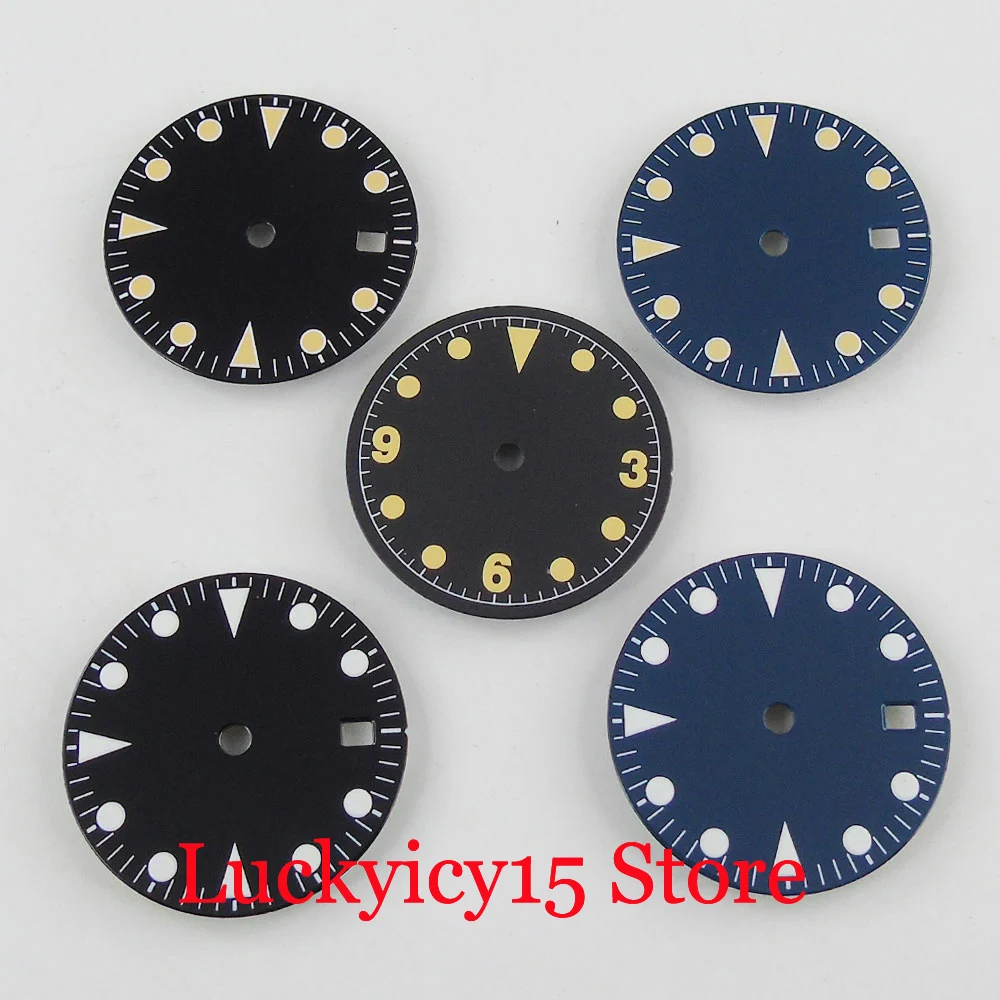 5 Models Nologo 28.5mm Watch Dial with Date Window Fit MIYOTA Automatic Movement
5 Models Nologo 28.5mm Watch Dial with Date Window Fit MIYOTA Automatic Movement