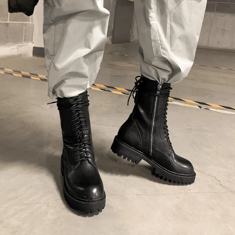 Dilalula Genuine Leather Women's Ankle Motorcycle Boots Vintage Retro Zipper Chunky Med Heels Winter Snow Boots Shoes Woman 2021
Dilalula Genuine Leather Women's Ankle Motorcycle Boots Vintage Retro Zipper Chunky Med Heels Winter Snow Boots Shoes Woman 2021