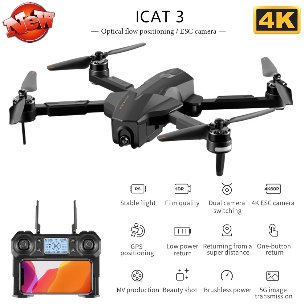 ICAT3 ICAT 3 5G 4K GPS WIFI FPV RC Drone 7.4V 3000mAh Battery ICAT3 Drone Accessories
ICAT3 ICAT 3 5G 4K GPS WIFI FPV RC Drone 7.4V 3000mAh Battery ICAT3 Drone Accessories