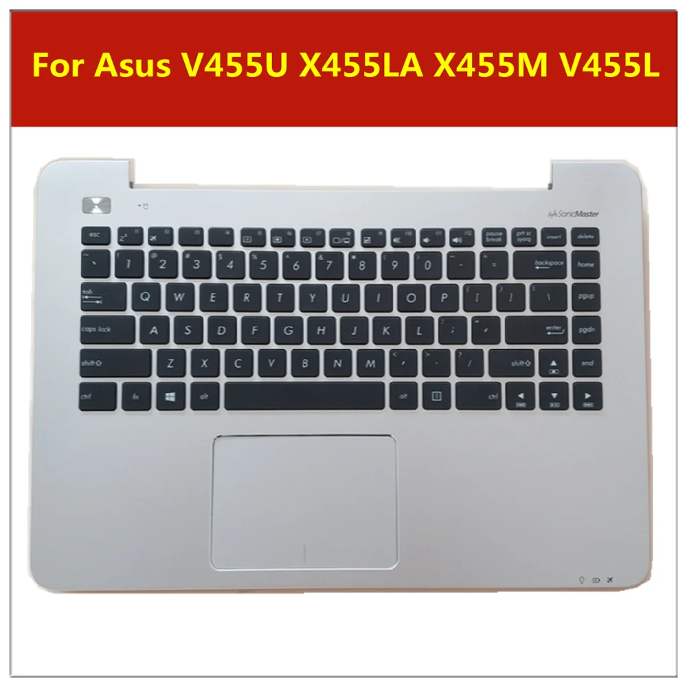 Новинка, оригинальная запасная Серебристая Клавиатура для ноутбука Asus V455U X455LA X455M V455L VM490L
Новинка, оригинальная запасная Серебристая Клавиатура для ноутбука Asus V455U X455LA X455M V455L VM490L
