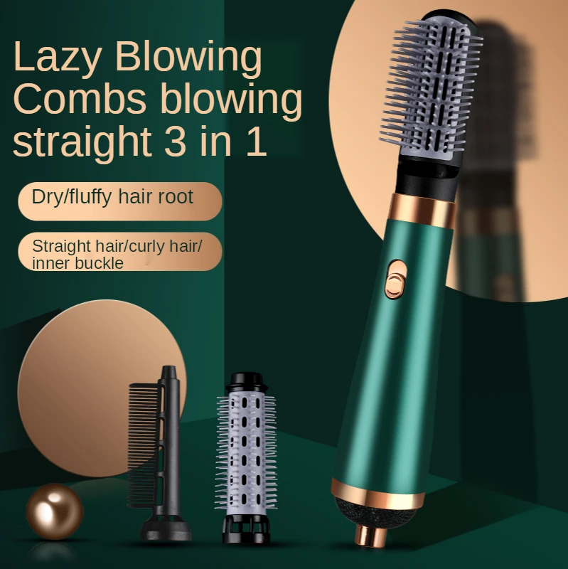 Salon Professional 3 in 1 Hair Dryer Electric Blow Rotating Hot Air Brush For Curler Straightener Negative Ionic Hair Styler
Salon Professional 3 in 1 Hair Dryer Electric Blow Rotating Hot Air Brush For Curler Straightener Negative Ionic Hair Styler