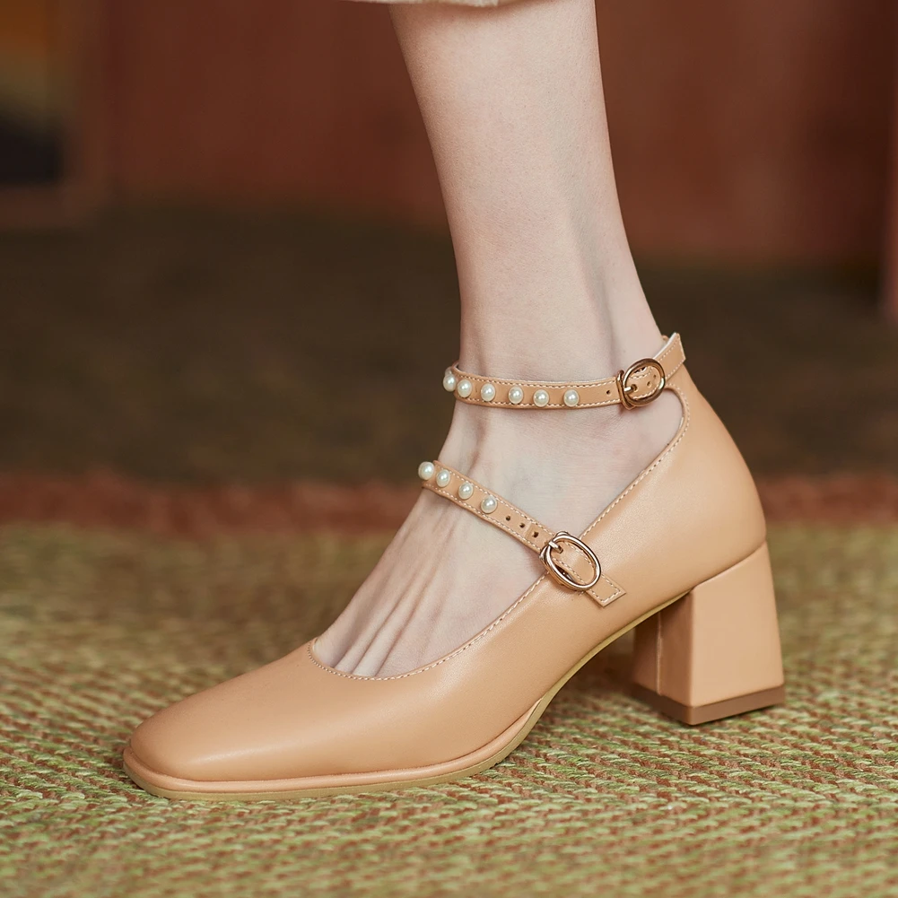 Fanyuan New 2021 Female Solid Marry Janes Pumps Square Toe Pearl High Heels Pumps Women Design Office Shoes Woman Size 31-48
Fanyuan New 2021 Female Solid Marry Janes Pumps Square Toe Pearl High Heels Pumps Women Design Office Shoes Woman Size 31-48