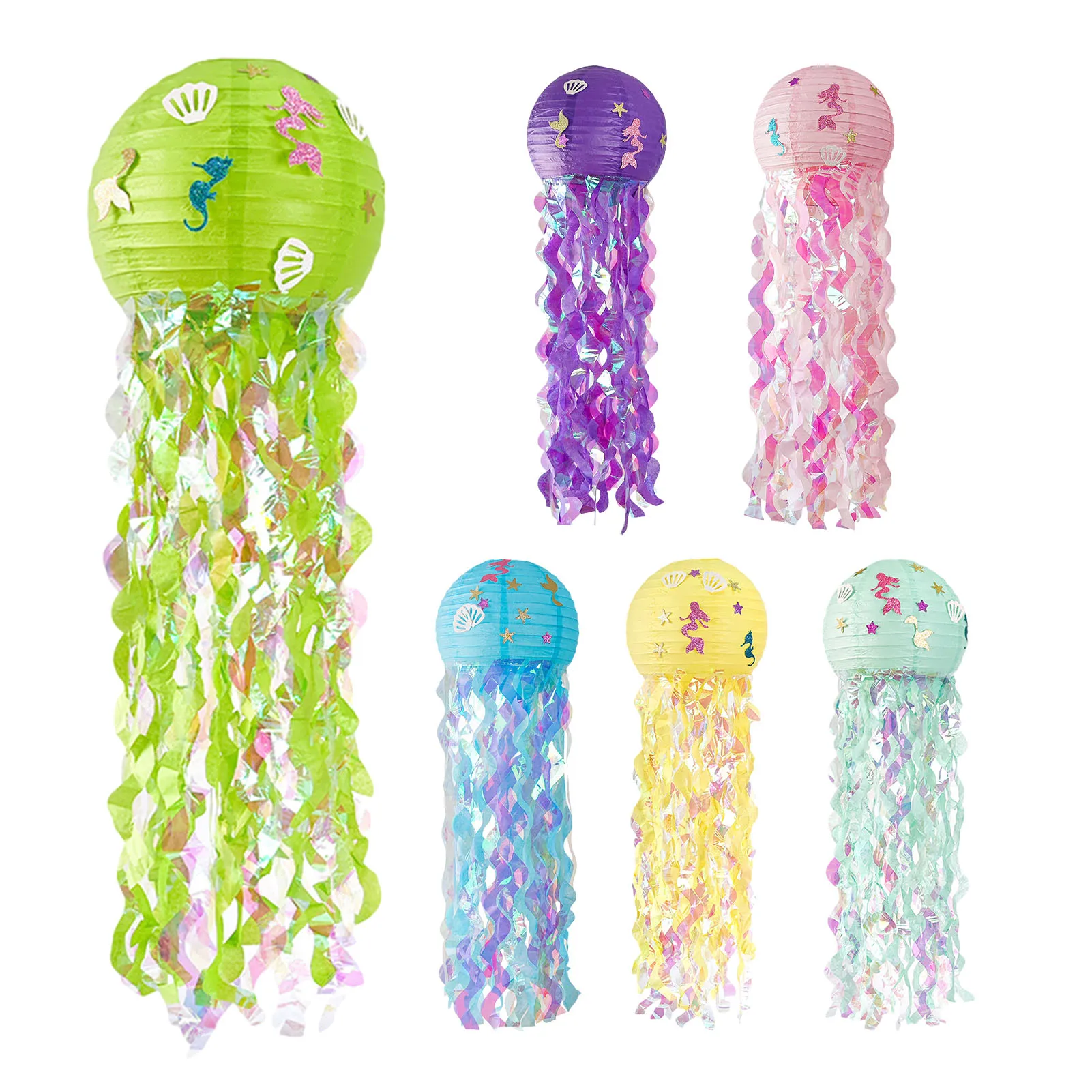 Mermaid Theme Party Decor DIY Jellyfish Lantern Under The Sea Party Decoration For Girls Mermaid Birthday Decor Litte Mermaid
Mermaid Theme Party Decor DIY Jellyfish Lantern Under The Sea Party Decoration For Girls Mermaid Birthday Decor Litte Mermaid