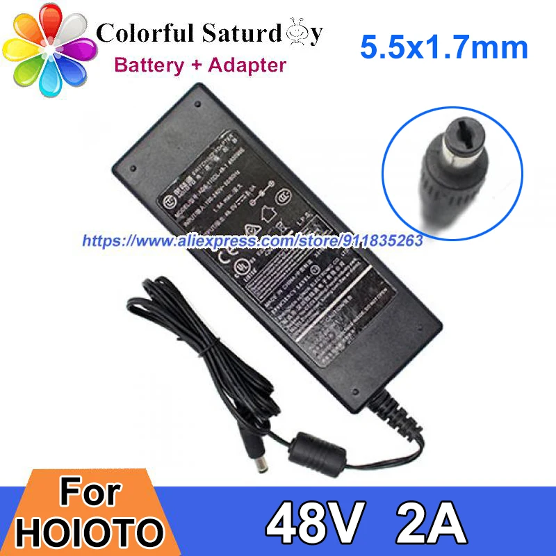 Original For HOIOTO ADS-110DL-48-1 AC Adapter Charger 48V 2A 96W 5.5x1.7mm Laptop Power Supply ADS-110DL-48-1 480096E
Original For HOIOTO ADS-110DL-48-1 AC Adapter Charger 48V 2A 96W 5.5x1.7mm Laptop Power Supply ADS-110DL-48-1 480096E