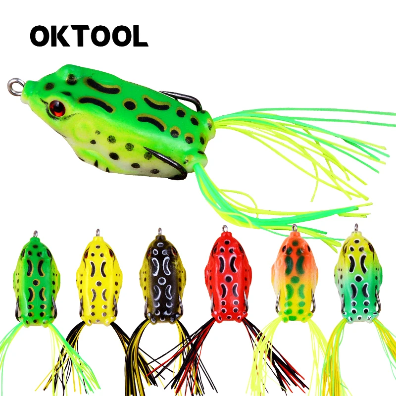 OKTOOL 1pcs 6.5g/10g/12.5g Frog Lure Soft Tube Bait Plastic Fishing Lure with Fishing Hooks Topwater Ray Frog Artificial Wobbler
OKTOOL 1pcs 6.5g/10g/12.5g Frog Lure Soft Tube Bait Plastic Fishing Lure with Fishing Hooks Topwater Ray Frog Artificial Wobbler