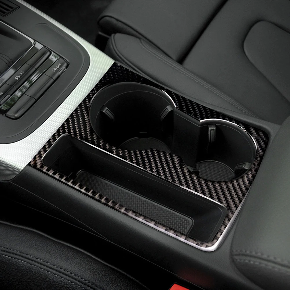 For Audi A5 A4 B8 2009-2015 Carbon Fiber Trim Cup Holder Decorative Frame Decal Cover Sticker Cover Car Styling Accessories
For Audi A5 A4 B8 2009-2015 Carbon Fiber Trim Cup Holder Decorative Frame Decal Cover Sticker Cover Car Styling Accessories