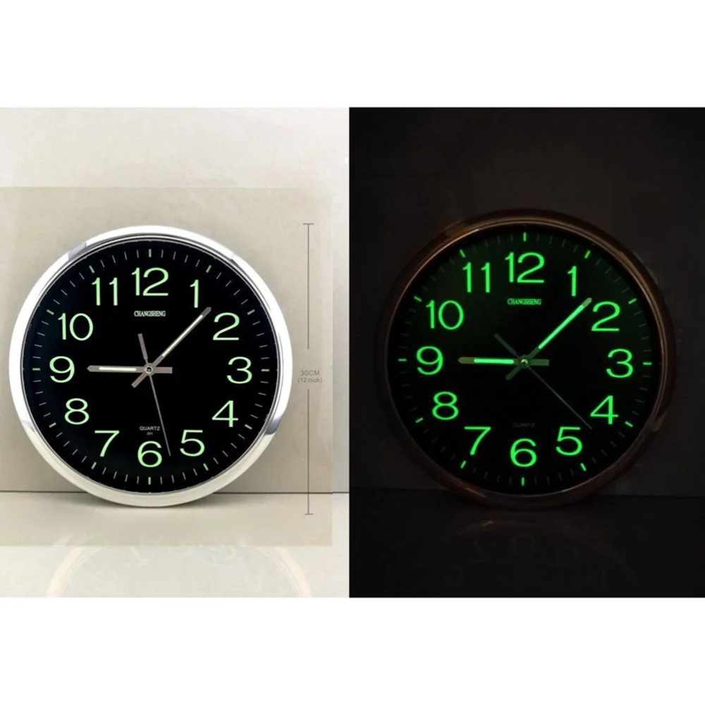 Round Wall Hanging Clock Living Room Creative Clock Mute Movement Household Bedroom Luminous Clock without Batter
Round Wall Hanging Clock Living Room Creative Clock Mute Movement Household Bedroom Luminous Clock without Batter