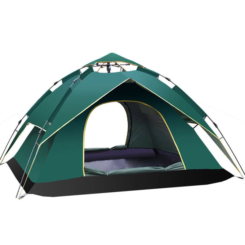 Double-Layer 3-4 People Automatic Waterproof Tent, Easy Instant Setup Protable Backpacking for Sun Shelter,Travelling,Hiking
Double-Layer 3-4 People Automatic Waterproof Tent, Easy Instant Setup Protable Backpacking for Sun Shelter,Travelling,Hiking