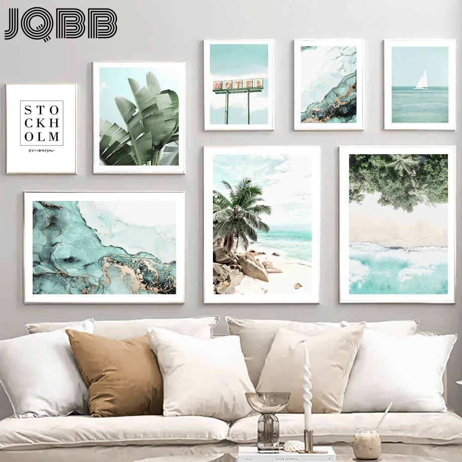 Coconut Tree Banana Leaf Beach Sea Wave Sailboat Art Canvas Painting Nordic Posters And Prints Wall Pictures Living Room Decor
Coconut Tree Banana Leaf Beach Sea Wave Sailboat Art Canvas Painting Nordic Posters And Prints Wall Pictures Living Room Decor