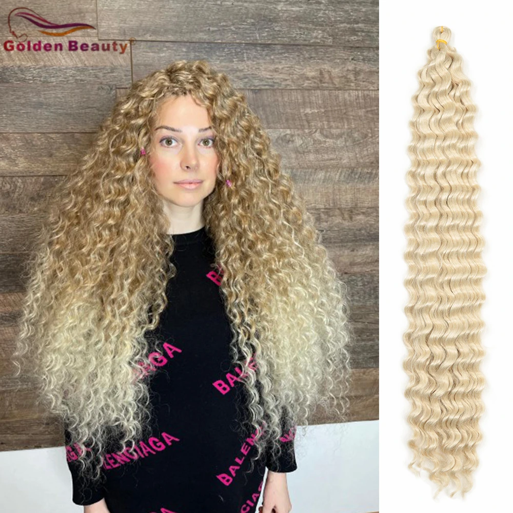22Inch 28Inch Deep Twist Braiding Deep Wave Crochet Braids Blonde Pink Grey Synthetic Hair Extensions For Russian Blondes Women
22Inch 28Inch Deep Twist Braiding Deep Wave Crochet Braids Blonde Pink Grey Synthetic Hair Extensions For Russian Blondes Women