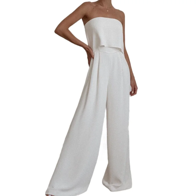 Two Piece Set Women Summer Fashion Tube Top and Wide-leg Pants 2piece Set Plus Size Casual Loose Sets LUGENTOLO
Two Piece Set Women Summer Fashion Tube Top and Wide-leg Pants 2piece Set Plus Size Casual Loose Sets LUGENTOLO