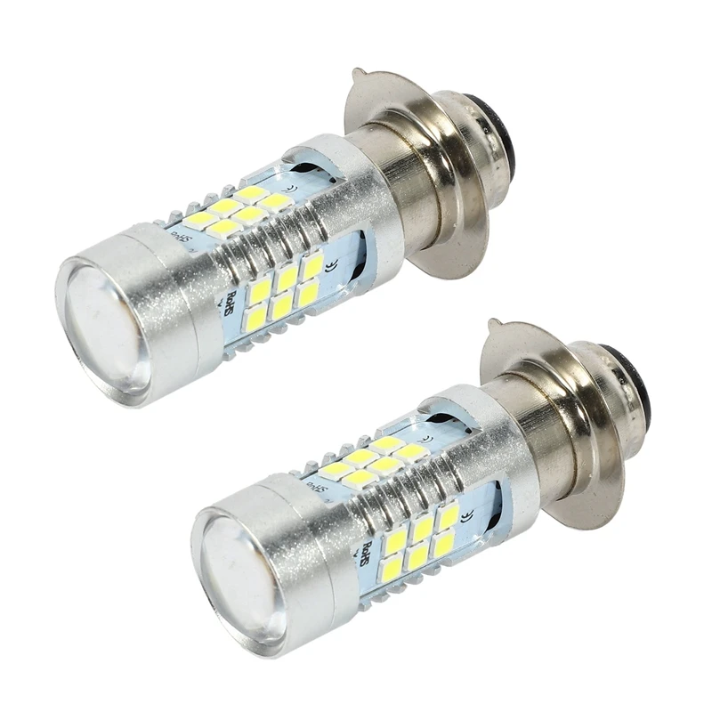 

2X H6 однокоготный мотоцикл 3030 21SMD светодиодный налобный фонарь, налобный фонарь, лампа, 1200 лм, белый, 21 Вт