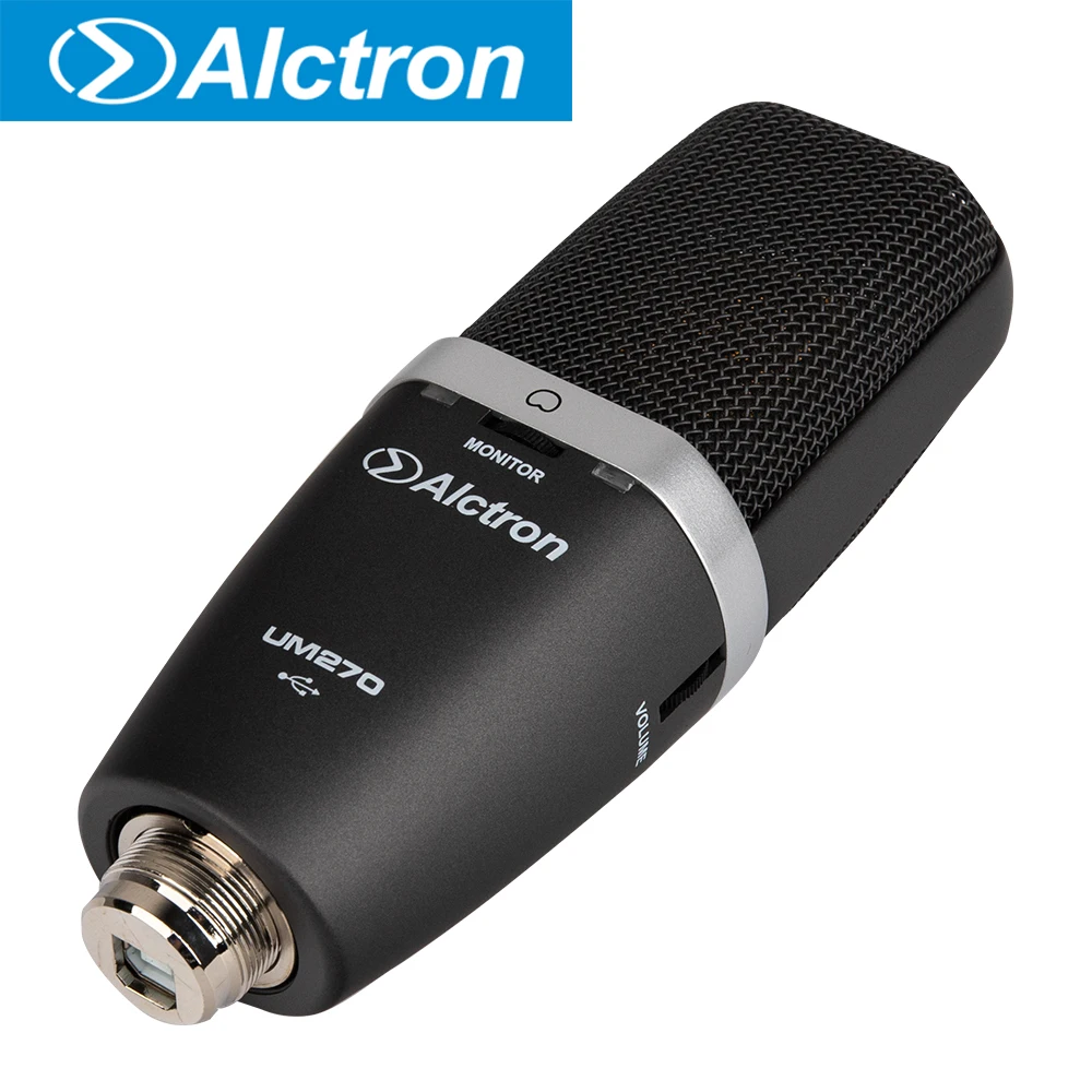 USB конденсаторный микрофон Alctron UM270, многофункциональный Студийный микрофон для записи с большой диафрагмой, без задержки
USB конденсаторный микрофон Alctron UM270, многофункциональный Студийный микрофон для записи с большой диафрагмой, без задержки
