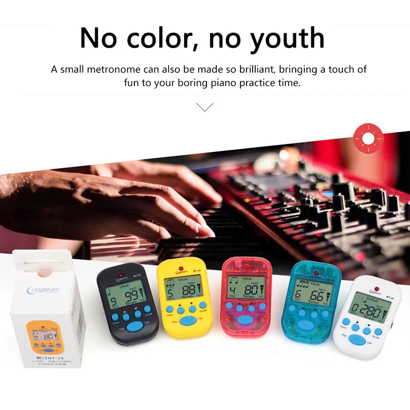 Mini Professional Metronome Digital Multifunctional Clip-on Digital Tuner for Guitar Piano Guitar Accessories
Mini Professional Metronome Digital Multifunctional Clip-on Digital Tuner for Guitar Piano Guitar Accessories