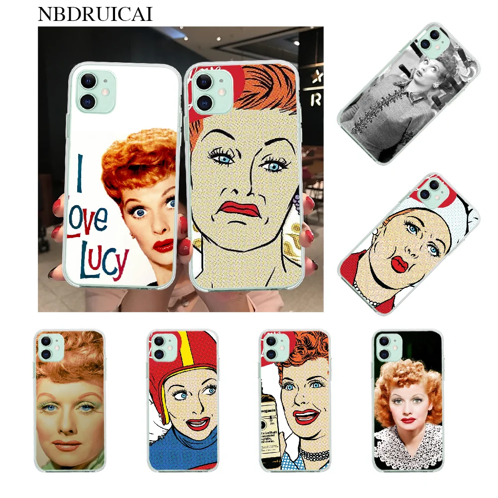 NBDRUICAI любовь Люси Люсиль мяч Серия Coque Shell чехол для телефона iPhone 11 pro XS MAX 8 7 6 6S Plus X 5S