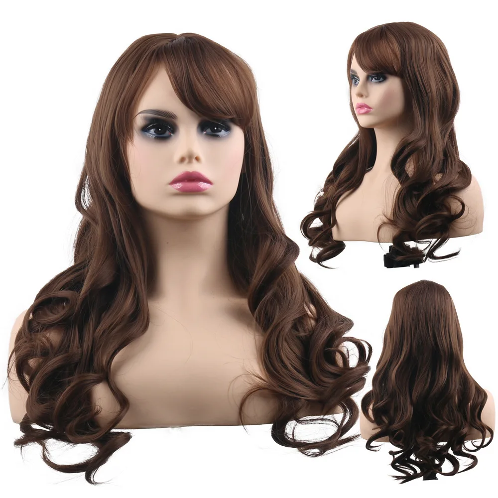 European and American Style Wig Women's Full-Head Wig Curly Long Hair Big Wave High-Temperature Fiber Wig
European and American Style Wig Women's Full-Head Wig Curly Long Hair Big Wave High-Temperature Fiber Wig