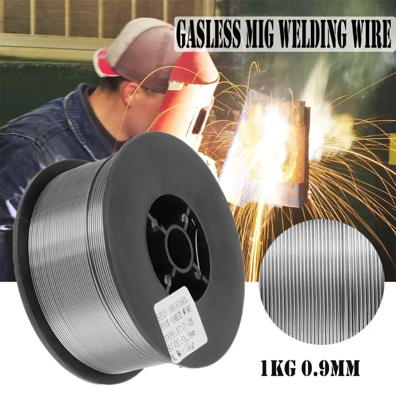 1KG 0.9 mm 0-9-E71T-GS/E71T-11 Gasless Mig Welding Wire Solder Cable
1KG 0.9 mm 0-9-E71T-GS/E71T-11 Gasless Mig Welding Wire Solder Cable