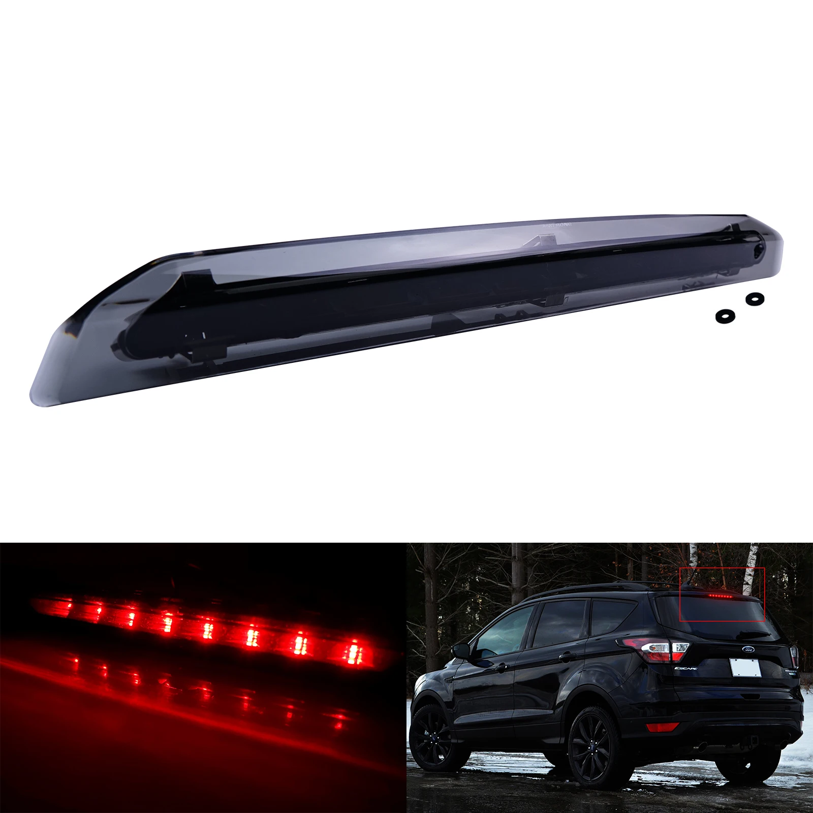 LED Third High Level Brake Stop Tail Light For Ford Escape 2013-2018 Smoke Grey Lens
LED Third High Level Brake Stop Tail Light For Ford Escape 2013-2018 Smoke Grey Lens