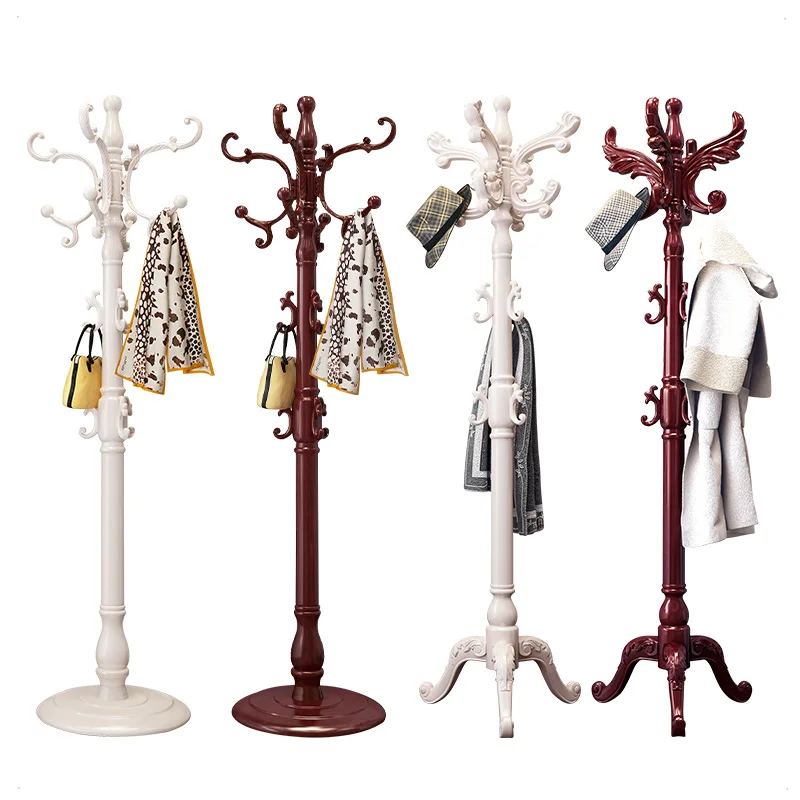 Solid wood European coat rack floor home bag rack single pole simple modern bedroom hanging clothes rack
Solid wood European coat rack floor home bag rack single pole simple modern bedroom hanging clothes rack