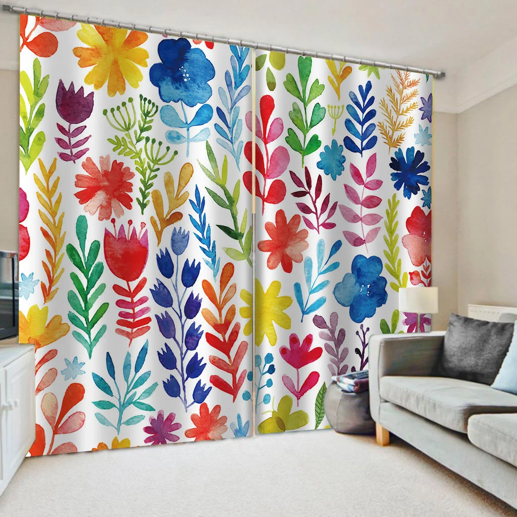 Colorful 3D Curtain Flower Printing Curtains For Living Room Bedroom Home Decor Modern Girls Room Bathroom Curtain
Colorful 3D Curtain Flower Printing Curtains For Living Room Bedroom Home Decor Modern Girls Room Bathroom Curtain