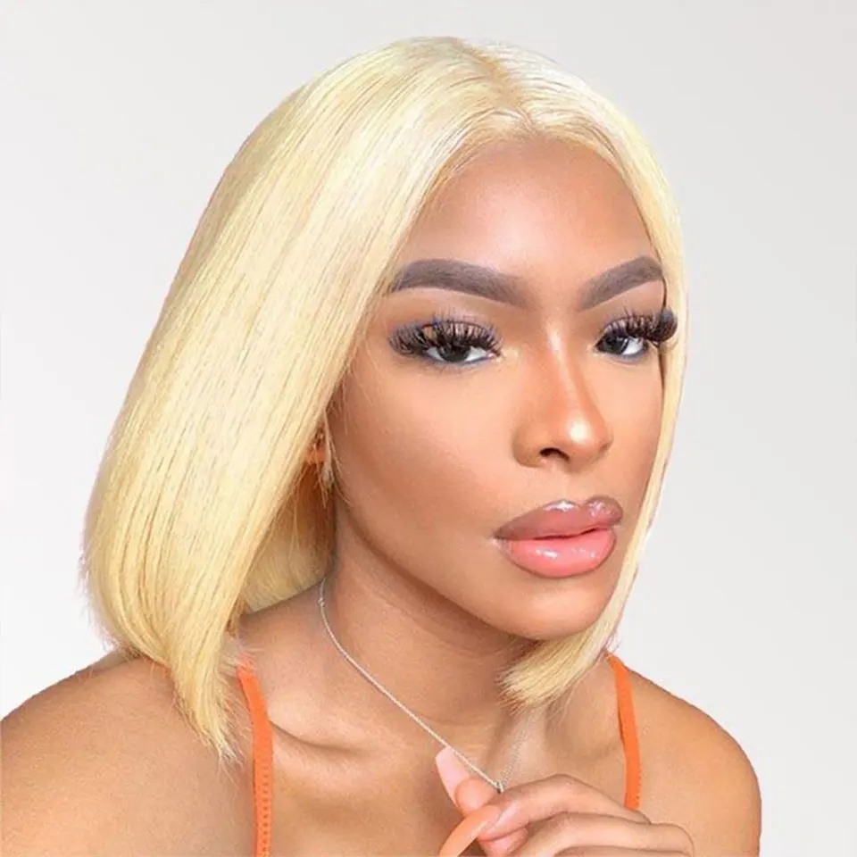 613 Blonde T Part Lace Front Wigs Human Hair Blonde Bob Wigs for Women Straight Short Bob Wigs Pre Plucked with Baby Hair
613 Blonde T Part Lace Front Wigs Human Hair Blonde Bob Wigs for Women Straight Short Bob Wigs Pre Plucked with Baby Hair