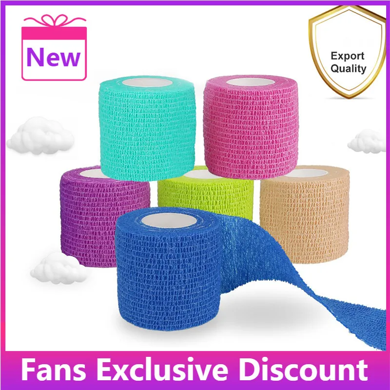 2021 Hot 1set 5cm Disposable Tattoo Self-adhesive Elastic Bandage Grip Cover Wrap Sport Tape
2021 Hot 1set 5cm Disposable Tattoo Self-adhesive Elastic Bandage Grip Cover Wrap Sport Tape