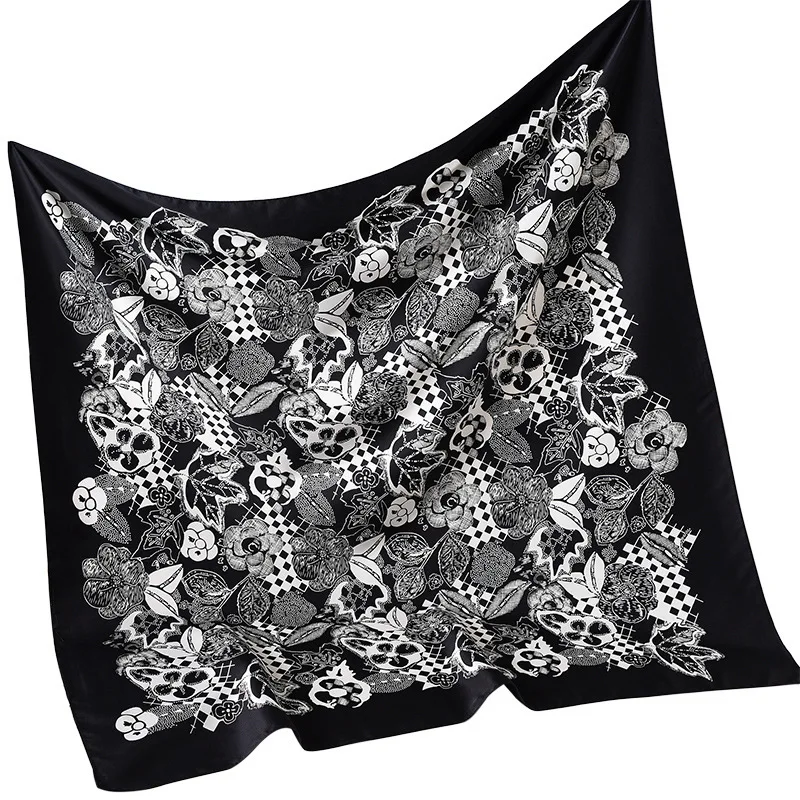 Camellia Print Silk Twill Scarf.100 Pure Silk Scarfs Women 100% Natural Silk Scarf Luxury Brand Designer 90cm 90cm 
Camellia Print Silk Twill Scarf.100 Pure Silk Scarfs Women 100% Natural Silk Scarf Luxury Brand Designer 90cm 90cm