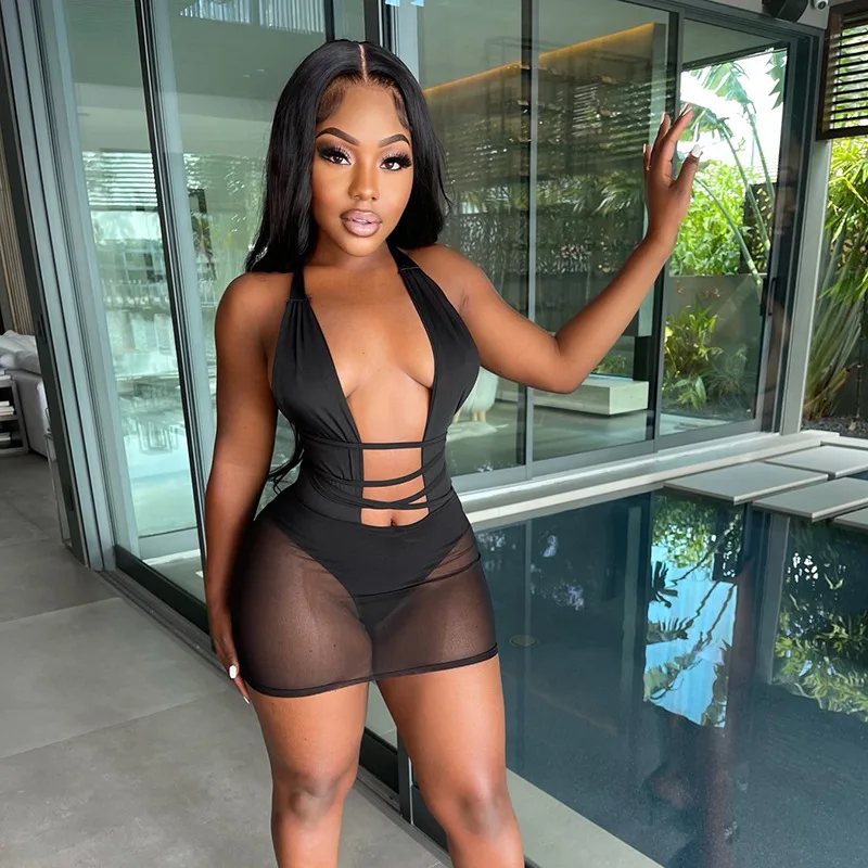 New Women Sexy Mesh Hollow Out Dress Bandage SeeThrough Dress Backless Bodycon Dress Clubwear Sexy Outfits Female Clothing
New Women Sexy Mesh Hollow Out Dress Bandage SeeThrough Dress Backless Bodycon Dress Clubwear Sexy Outfits Female Clothing