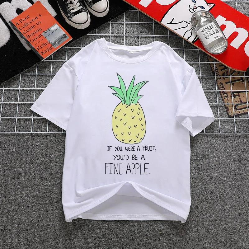 Cartoon Fruit T Shirt Women Summer Casual Tshirts Tees Harajuku Korean Style Graphic Tops New Kawaii Short Sleeve Female T-shi
Cartoon Fruit T Shirt Women Summer Casual Tshirts Tees Harajuku Korean Style Graphic Tops New Kawaii Short Sleeve Female T-shi