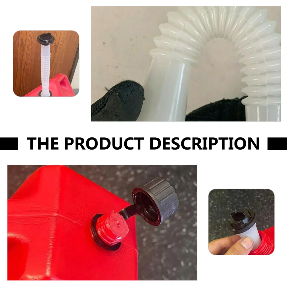 5 Sets Flexible Gas Can Spouts Vents Kit Fuel Tank Nozzle with Filter Screen
5 Sets Flexible Gas Can Spouts Vents Kit Fuel Tank Nozzle with Filter Screen
