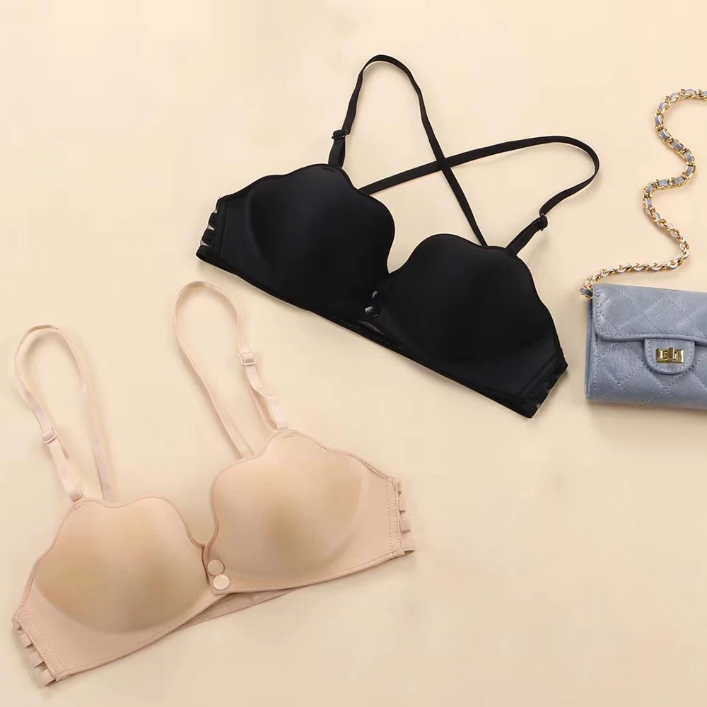 Euplectella Women' s Tube Top Convertible Straps Front Closure Active Bra Seamless Beauty Back Sexy Lingerie Push Up Underwear
Euplectella Women' s Tube Top Convertible Straps Front Closure Active Bra Seamless Beauty Back Sexy Lingerie Push Up Underwear