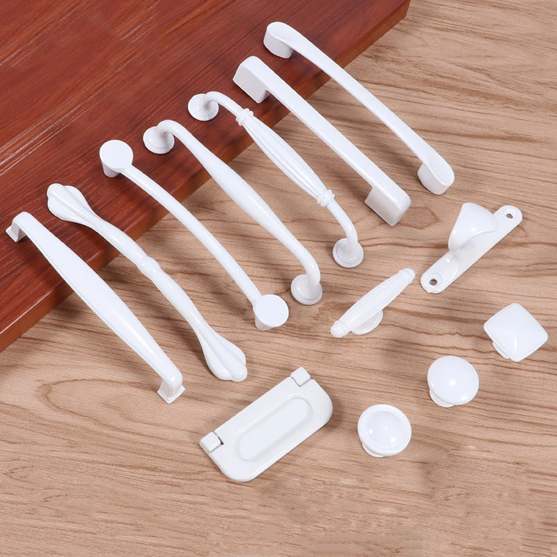American Aluminum Alloy White Handles Simple Furniture Hardware Wardrobe Cabinet Drawer Door Knobs For Kitchen Bedroom Bathroom
American Aluminum Alloy White Handles Simple Furniture Hardware Wardrobe Cabinet Drawer Door Knobs For Kitchen Bedroom Bathroom
