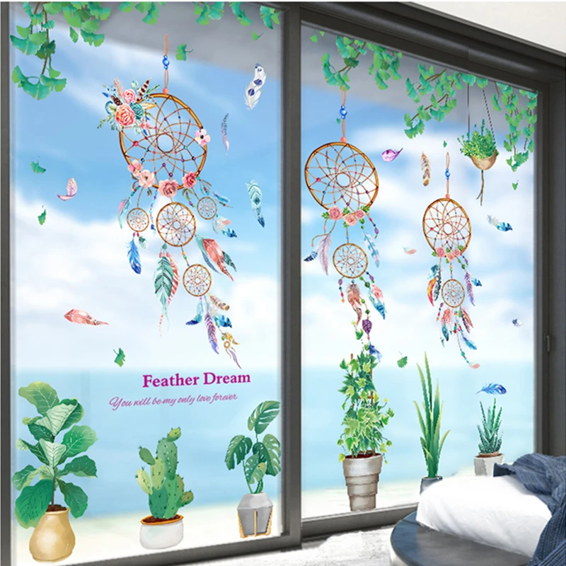 Dreamcatcher Feathers Wall Sticker DIY Potted Plant Mural Decals for Kids Room Baby Bedroom Kitchen Nursery Home Decoration
Dreamcatcher Feathers Wall Sticker DIY Potted Plant Mural Decals for Kids Room Baby Bedroom Kitchen Nursery Home Decoration